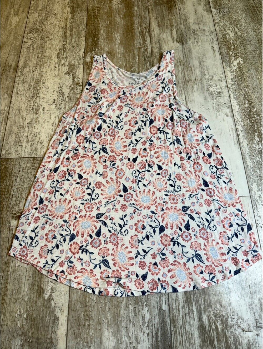 So Favorite Womens M Floral Tank Top Boho Cottagecore Summer